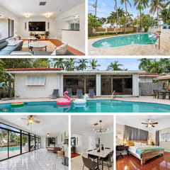 Coastal Retreat w Pool | Walk to the beach