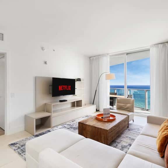 Welcome to your oceanfront escape! This bright, modern suite features a cozy living area, elegant decor, and a private balcony with stunning sea views, perfect for enjoying your morning coffee or relaxing at sunset.